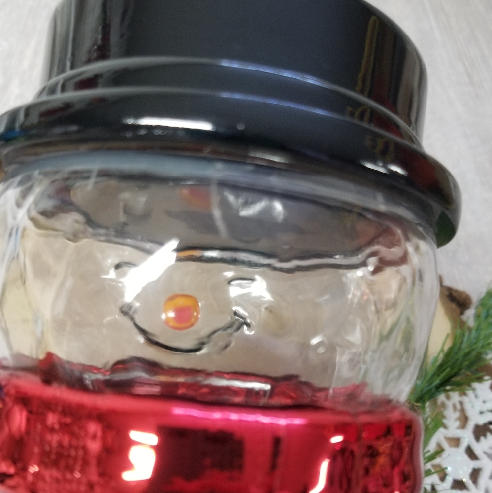 BBW Snowman single wick pedesal PLEASE READ DESCRIPTION - Picture 2 of 6